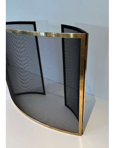 Curved brass firewall from the 70s-Bozaart