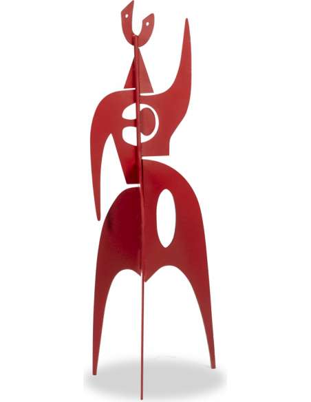 Metal sculpture model "Jouve". Contemporary art-Bozaart