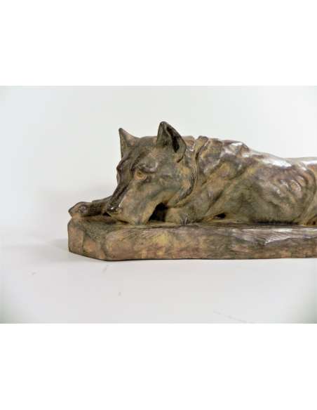 Patinated bronze sculpture by Georges-Lucien GUYOT-Bozaart