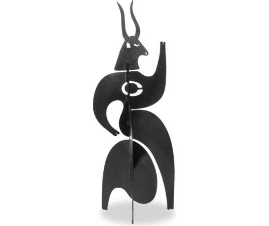 Metal sculpture, Contemporary design "Taurus" model