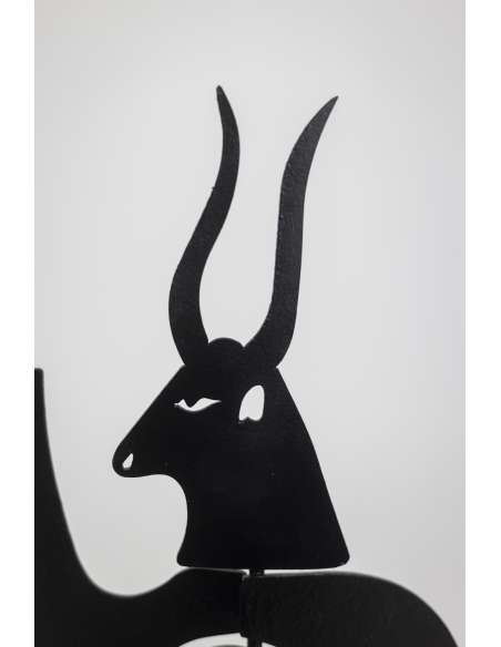 Metal sculpture, Contemporary design "Taurus" model-Bozaart