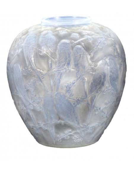 René Lalique ,Vase en verre « Perruches » 1919-Bozaart