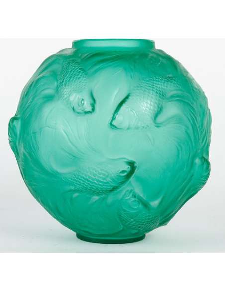 René Lalique, "Formose" glass vase, 1920s-Bozaart