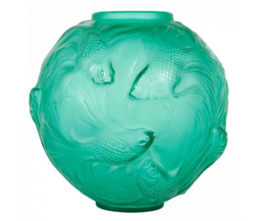 René Lalique, Vase en verre "Formose" des années 20