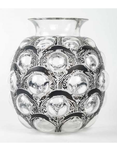 René Lalique, Vase en verre "Antilopes" des années 20-Bozaart