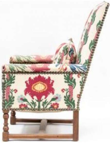 Quatre fauteuils de style Louis XIV du 20éme siècle-Bozaart