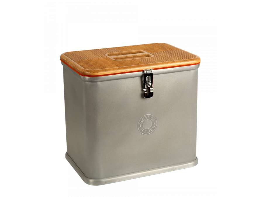 HERMES & Pierre Dubourg, Aluminium grooming box