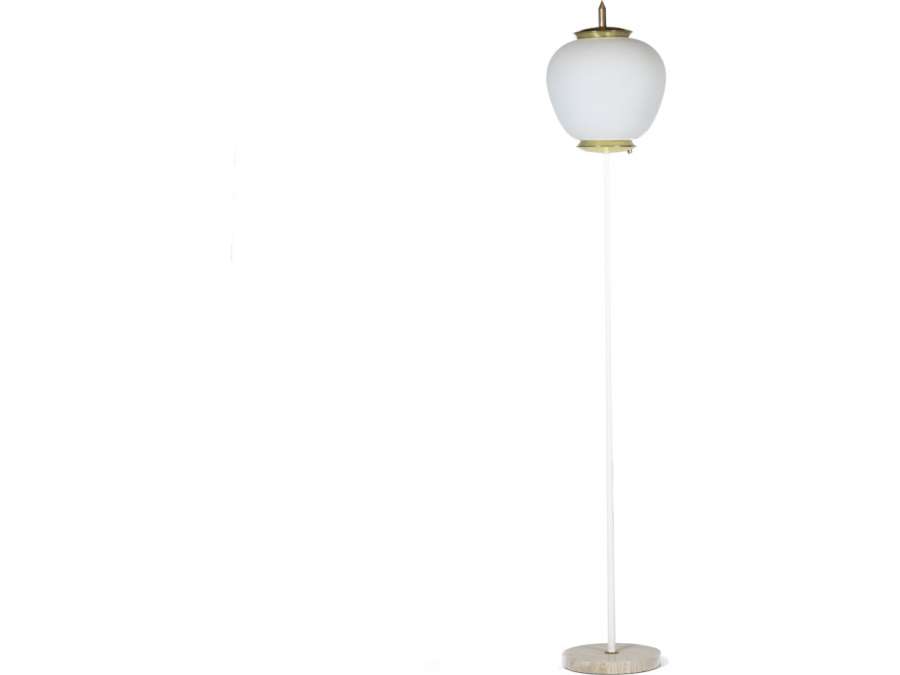 Opaline floor lamp from the 50s