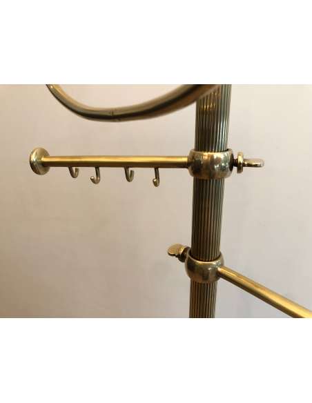 Neoclassical Brass Towel Rail from the 40s-Bozaart