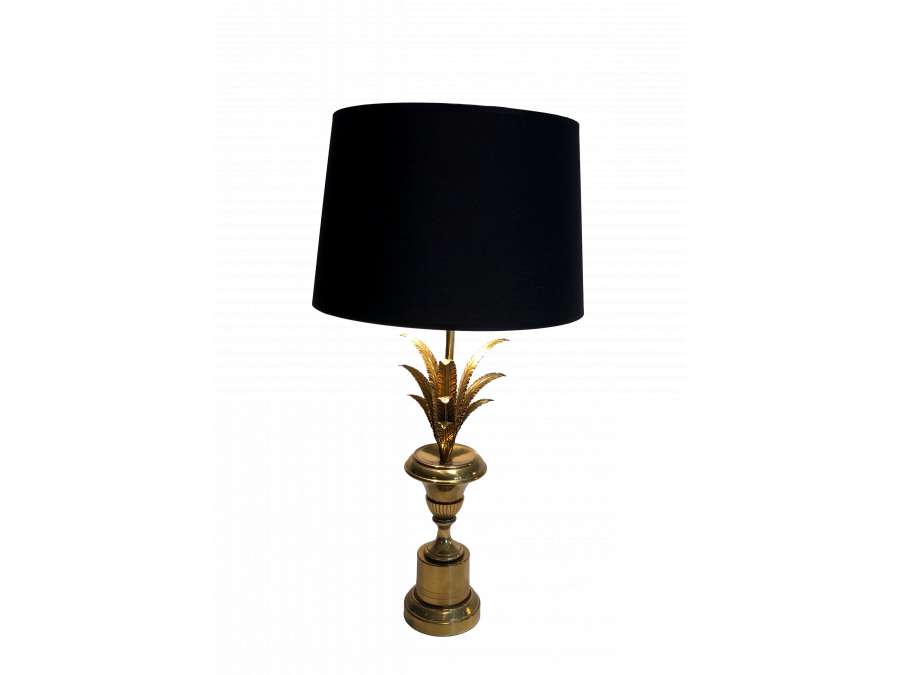 Brass lamp in the neoclassical style+ from the 20th century