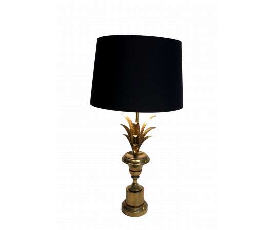Lampe en laiton de style néoclassique du 20ème siècle