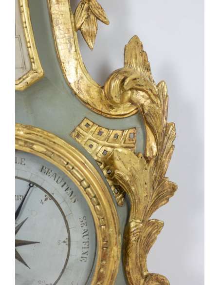 Cicery, 18th century gilded wood barometer-Bozaart
