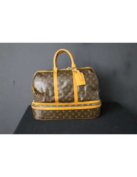 Large vintage Louis Vuitton leather bag-Bozaart