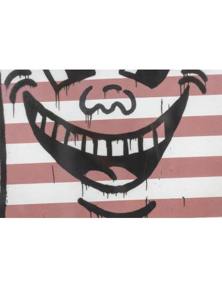 Sérigraphie de Keith Haring. Art contemporain des années 90-Bozaart