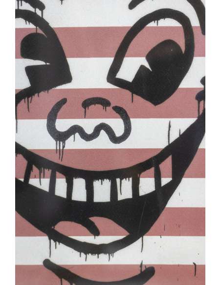 Sérigraphie de Keith Haring. Art contemporain des années 90-Bozaart