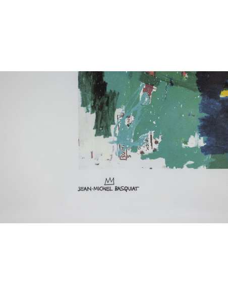 Sérigraphie de Jean-Michel Basquiat, Art contemporain de 1990-Bozaart
