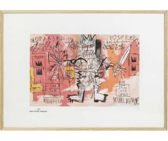 Sérigraphie de Jean-Michel Basquiat, Art contemporain des années 90