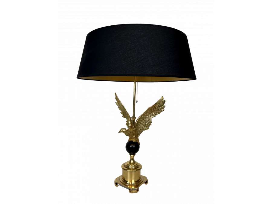 Lampe vintage en bronze des années 70
