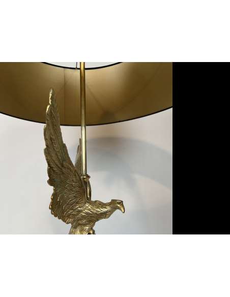 Lampe vintage en bronze des années 70-Bozaart