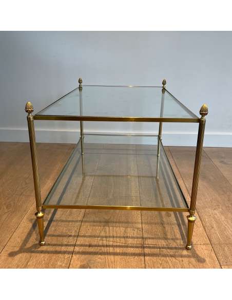 Neoclassical brass design table, year 40-Bozaart