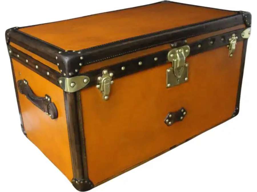 Louis Vuitton small orange trunk