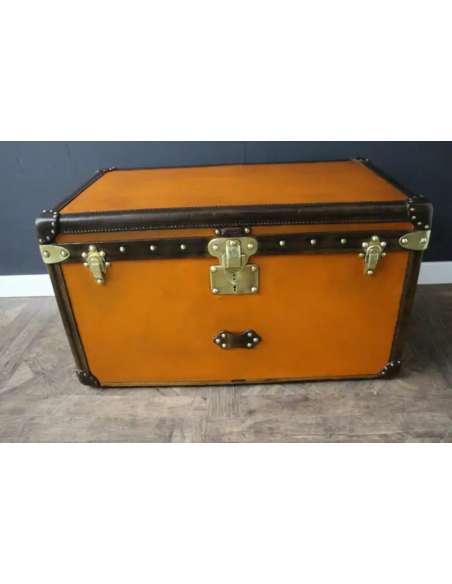 Louis Vuitton small orange trunk-Bozaart