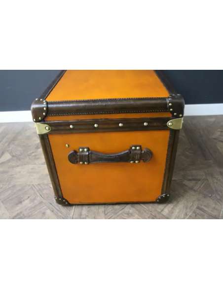 Louis Vuitton small orange trunk-Bozaart
