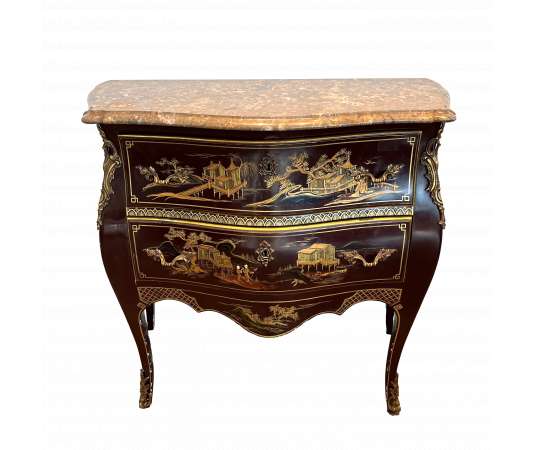 Commode en bronze des années 40