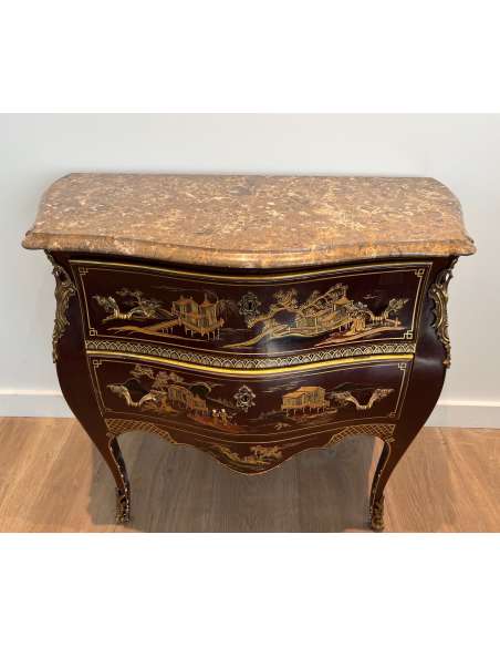 Commode en bronze des années 40-Bozaart