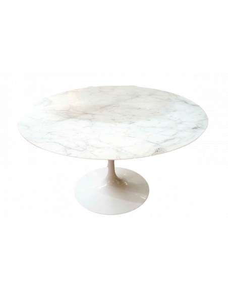 50s marble design table-Bozaart