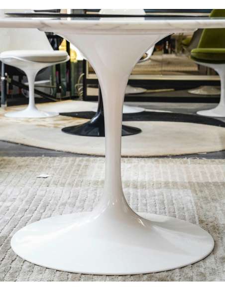 50s marble design table-Bozaart