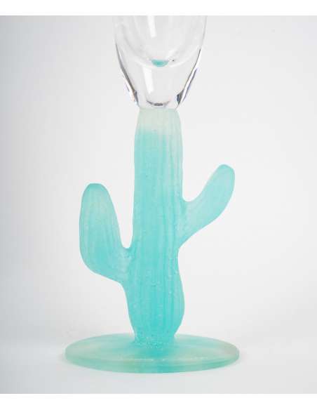 Flûte en cristal, Hilton McConnico modèle "Cactus"-Bozaart