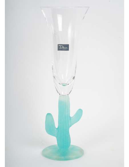 Crystal flute, Hilton McConnico "Cactus" model-Bozaart