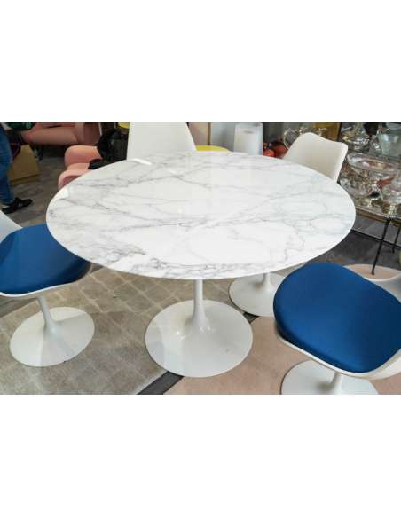 Table en marbre des années 50, KNOLL INTERNATIONAL-Bozaart