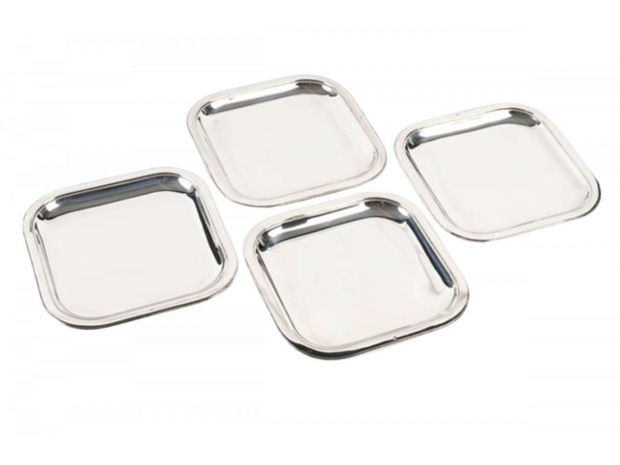 Art Deco presentation platters+ in solid silver from the 1930s