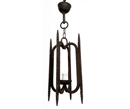 Wrought iron lantern from the 1950s