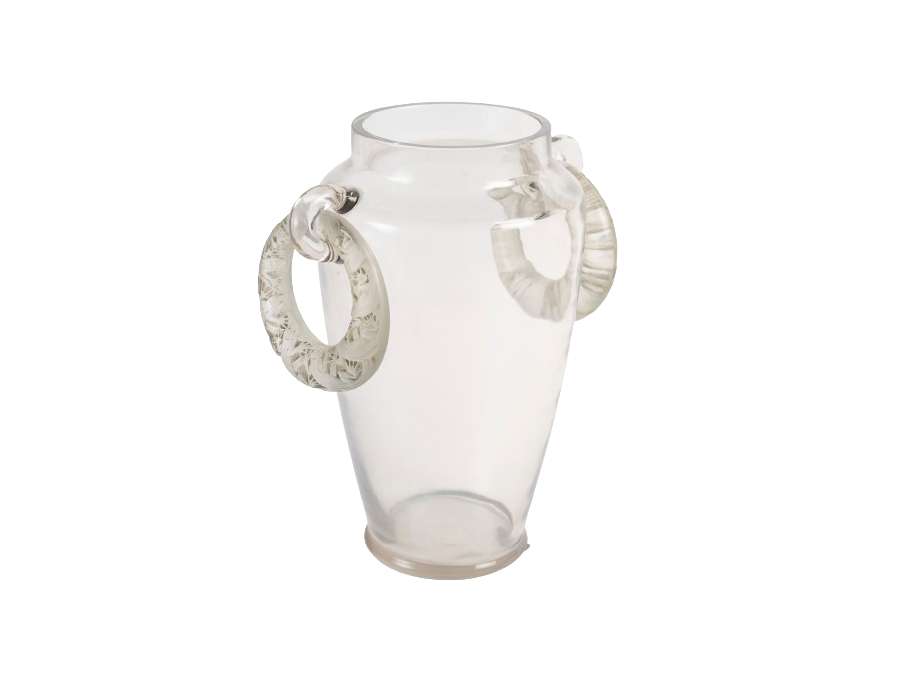 Lalique 20th century glass vase