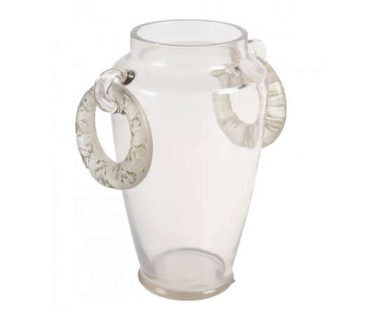 Vase Lalique en verre du 20ème siècle