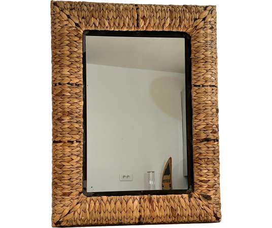Vintage rope mirror from the 70s