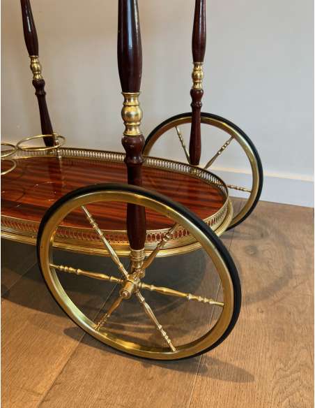 Neoclassical design table on wheels from the '40s-Bozaart