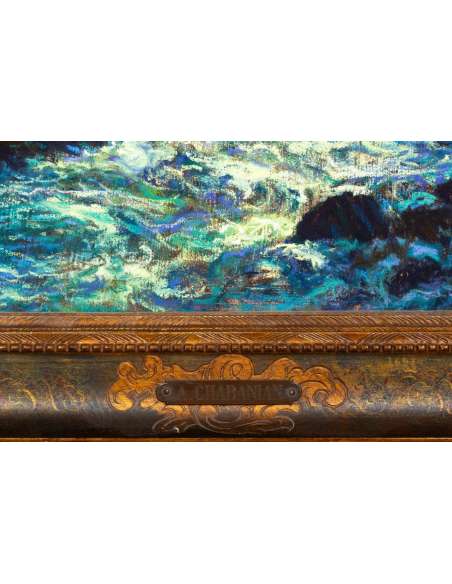 Peinture Paysage d'Arsène Chabanian "Le vieux moulin à eau"-Bozaart