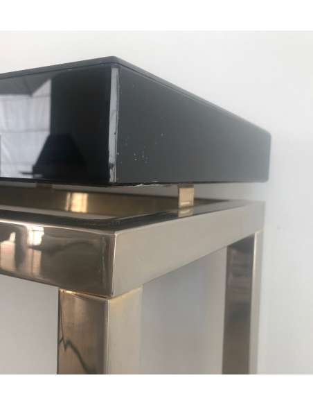 Design console in chrome from the 70s-Bozaart