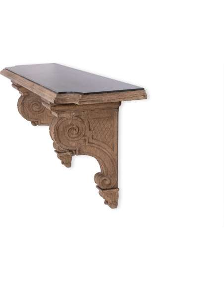 Design console in oak from the '40s-Bozaart
