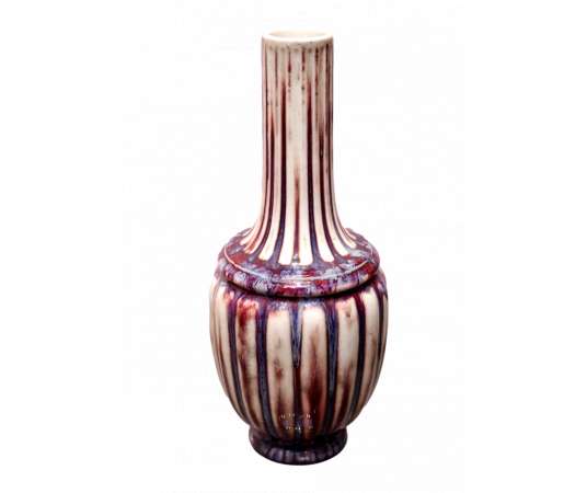 Sèvres porcelain bottle vase.