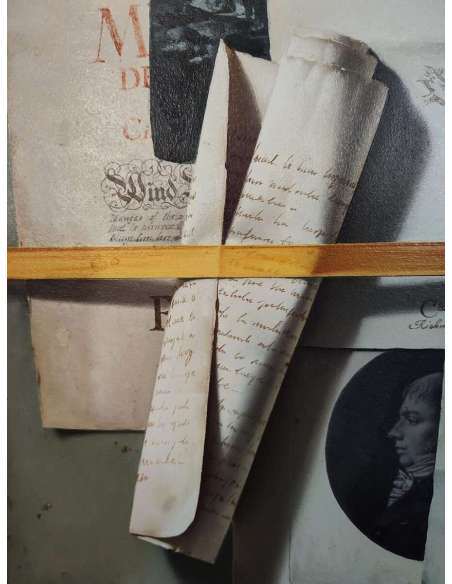 Nature morte huile sur toile du 20ème siècle par Jean Grimal (1942–1998)-Bozaart