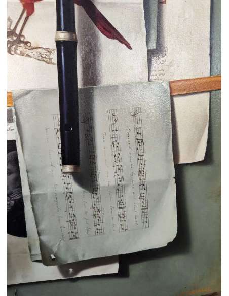 Nature morte huile sur toile du 20ème siècle par Jean Grimal (1942–1998)-Bozaart