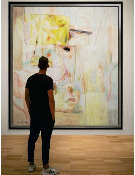 Abstract painting, oil on canvas from the 20th century by Pierre Vlerick (1923-1999)-Bozaart