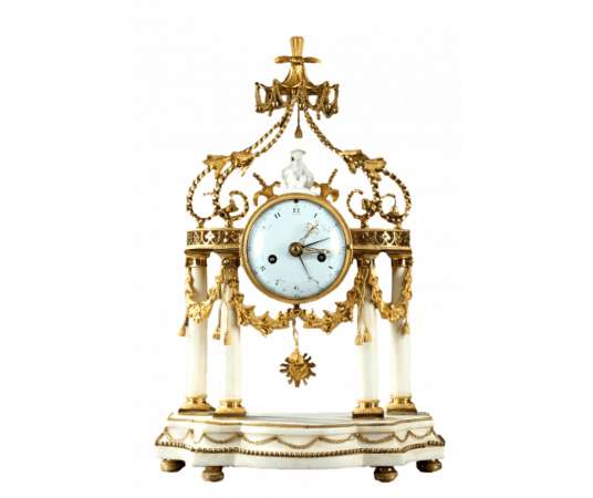 18th century Louis XVI + bronze clock