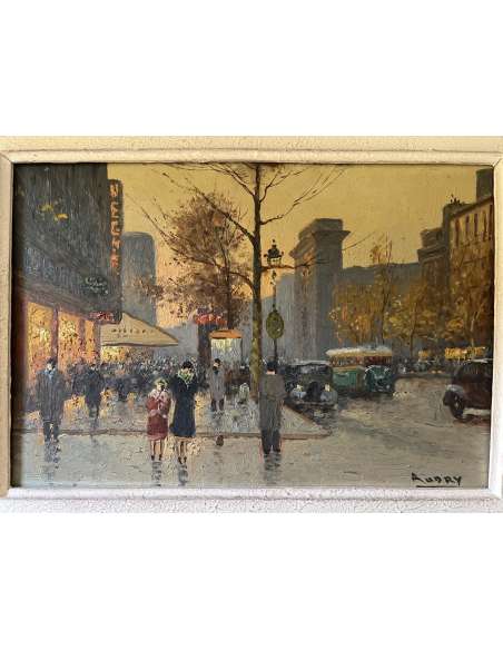 20th century oil painting on canvas signed Audry-Bozaart