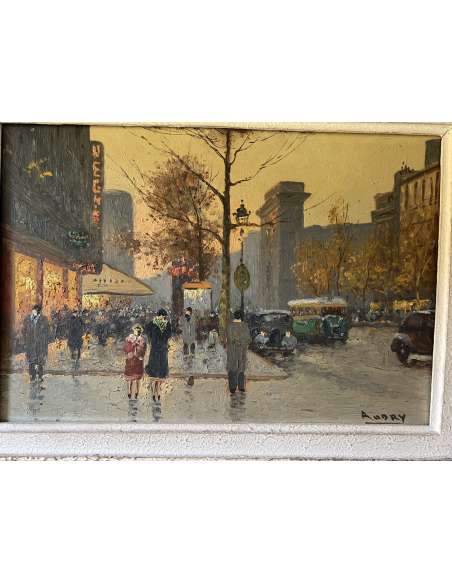 Peinture huile sur toile du 20ème siècle signé Audry-Bozaart
